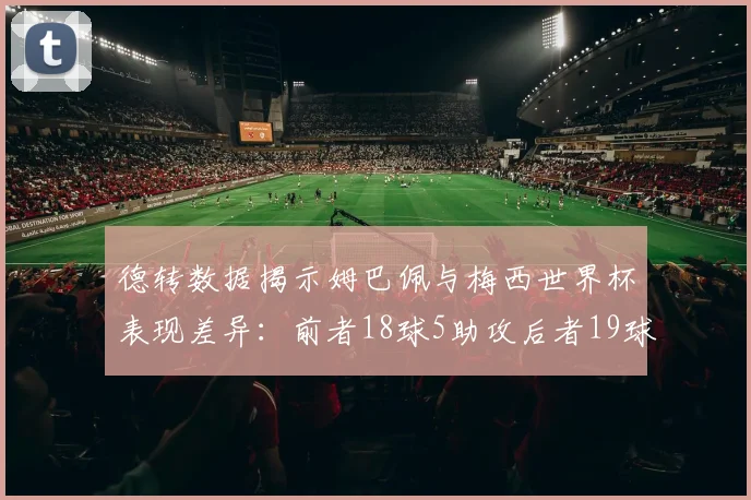 德转数据揭示姆巴佩与梅西世界杯表现差异：前者18球5助攻后者19球8助攻