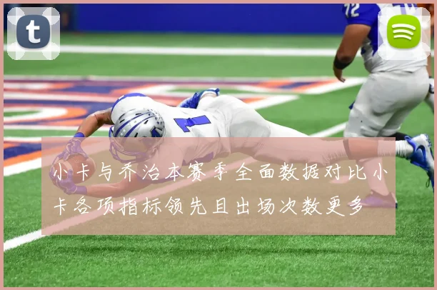 小卡与乔治本赛季全面数据对比小卡各项指标领先且出场次数更多